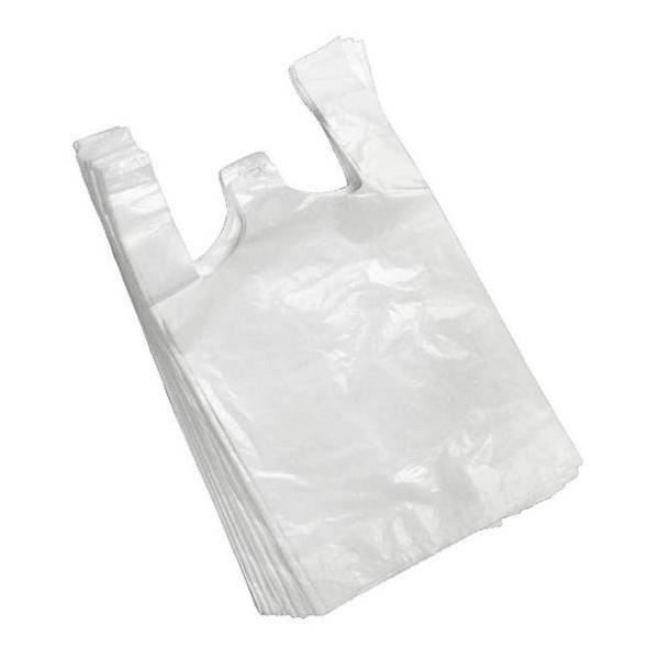 Hemdchentragetasche weiss HDPE