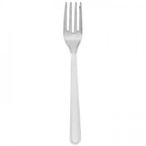 Plastik - Gabel Transparent